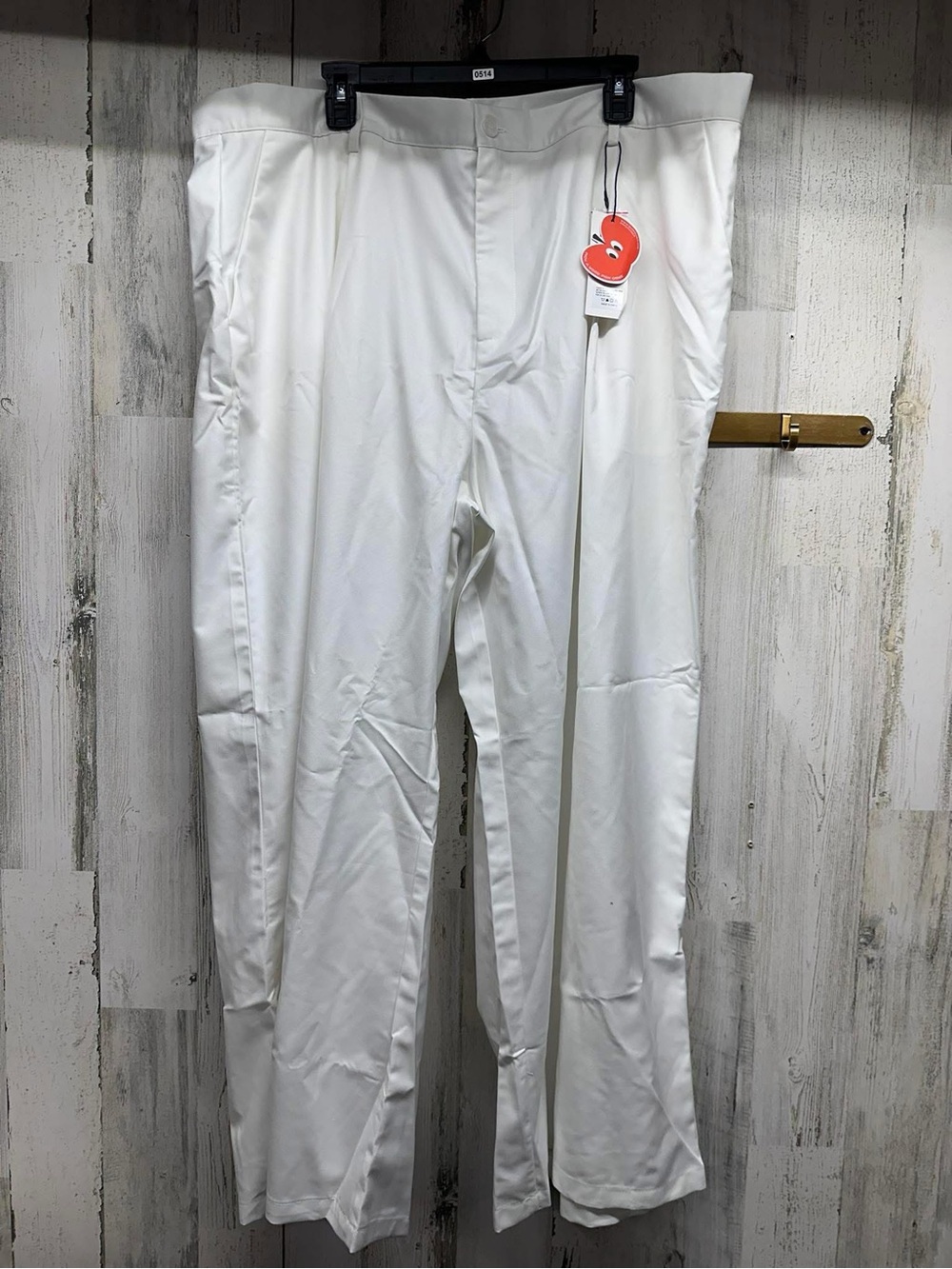 Cider SOLID WHITE POCKET STRAIGHT LEG TROUSERS 4xl nwt